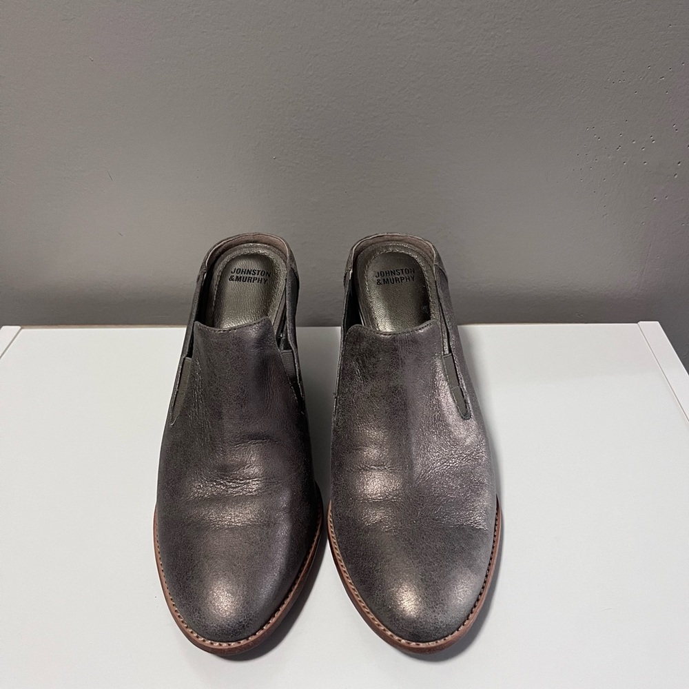 Johnston & Murphy Leather Mules